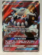 Pokémon TCG Heatran GX Unified Minds 216/236 Holo Full Art Ultra Rare card