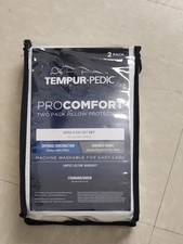 Tempur-Pedic ProComfort Two pack Pillow Protectors Standard/Queen New 