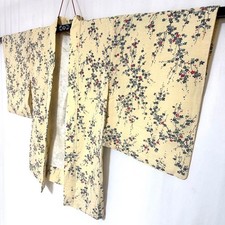 JAPANESE KIMONO HAORI COAT 76.5cm 2 ft 6 in PURE SILK ZZ0965