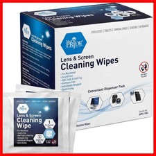 400 Count Lens  Screen Cleaning Wipes - Protects Sensitive Surfaces, Anti-Fog