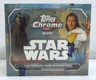 2025 Topps Chrome Star Wars Trading Cards Hobby Box 10 Packs NEW SEALED