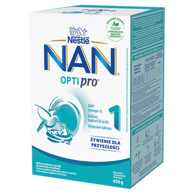 Nan Optipro 1 Säuglingsanfangsmilch von Geburt an 650 G (2 X 325 G)