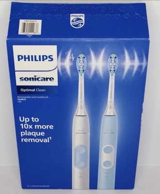 Philips Sonicare 2-Handle Electric Toothbrush Set - Blue & White New
