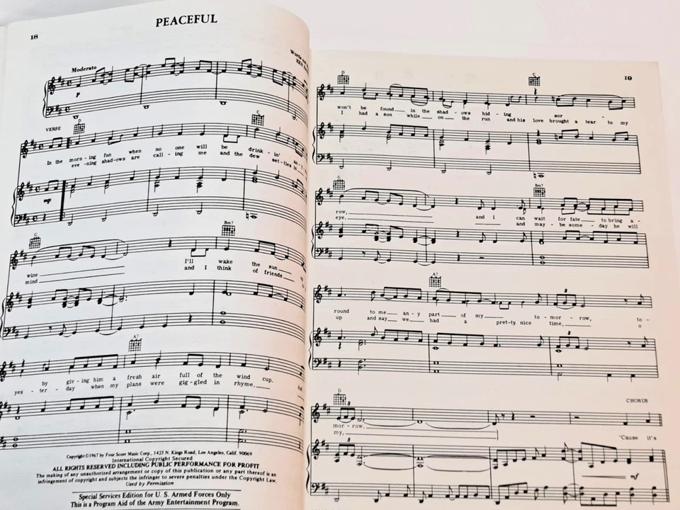 Predictions: Armed Forces Song Folio Volume XXIX Number 3 (1975 3rdQ) - Image 3 of 4