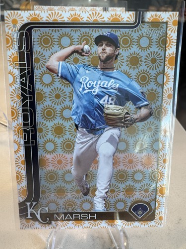 2025 Topps Series 2 Alec Marsh Holiday Sun Foil #607 Royals