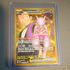 Pokemon Team Rocket's Mewtwo ex 240/182 SV10 Destined Rivals Hyper Rare Holo on eBay