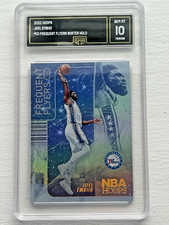 2022-23 NBA Hoops Joel Embiid Frequent Flyers Winter #10 - RARE - MINT GEM 10