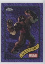 2025 Topps Chrome Marvel Comics Purple Shimmer Refractor 35/75 Juggernaut 1nn1