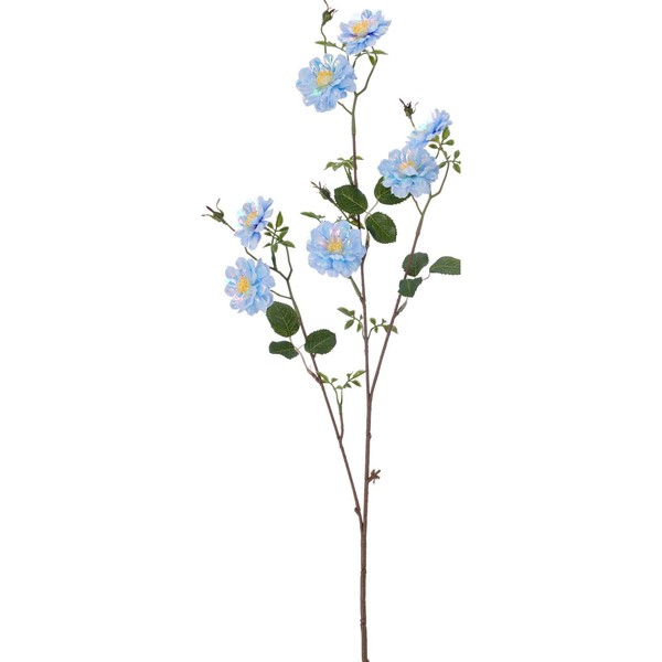 Kunstblume Rose, 2Er Set, Farbe Blau, HöHe Ca. 89 Cm-image