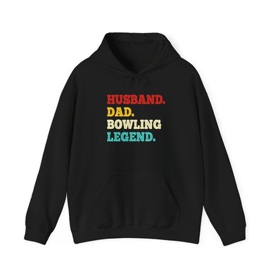 Bowler Dad Hoodie, Husband Dad Bowling Sports Bowling Lovers Men Hoodie 