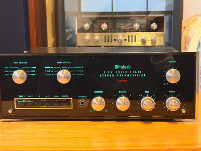 McIntosh c26 Solid State Preamplifier Working Confirmed