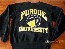 Vintage 80s Purdue University Crewneck Size SM Made In USA  Russell Athletic