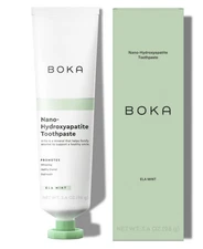 Boka Nano-Hydroxyapatite Toothpaste Ela Mint 3.4oz – Pack of 3, Fluoride-Free