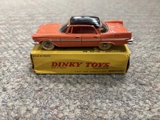 + Vintage Dinky Toys # 545 Peach De Soto Diplomat Car w/ Box