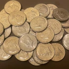 1 Roll - 40% Silver - KENNEDY HALF DOLLARS - 1965-1969 - Below Melt - Ave Circ.