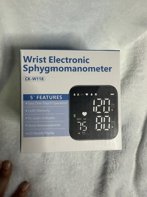 #ad #ad Digital Wrist Blood Pressure Monitor • Model No. W1101L $15.00