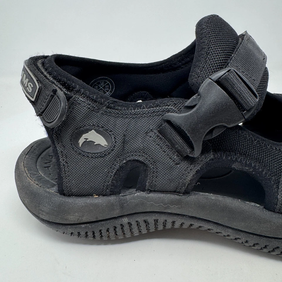 Sandálias masculinas Simms/Keen sola de feltro rio vadeando pesca com mosca tamanho 13 - Imagem 3 de 4