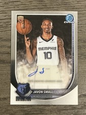 2025-26 Bowman Basketball Chrome Autograph Auto Javon Small Rookie Grizzlies RC