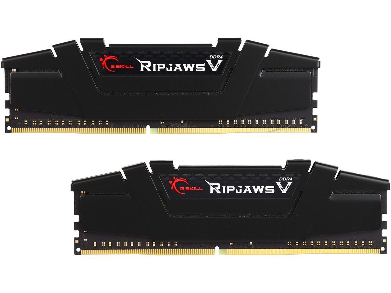 Модуль памяти G.SKILL Ripjaws V 16 ГБ DDR4 SDRAM (f4-3200c16d-16gvkb)