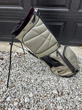 Nike Golf Stand Bag 4 Way Divider Izzo Strap Black/tan