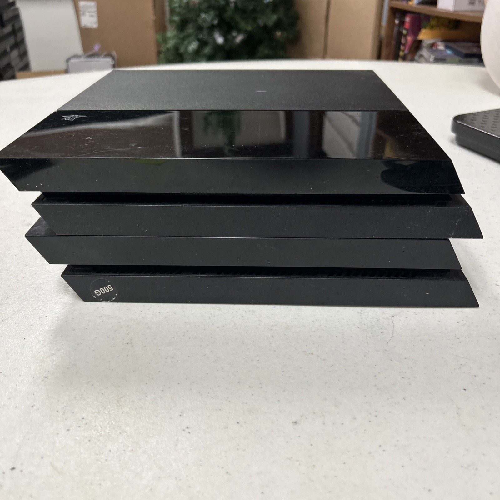 Lot Of 2 Defective Sony PlayStation 4 PS4 Black System Console Only For Parts