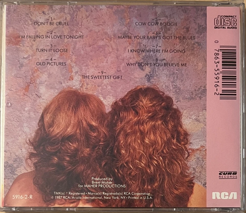 Heartland by The Judds (CD, Album, 1987, RCA/Curb Records) - Image 4 of 4