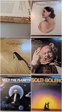 Lot of 5 Classical Vinyl LPs - London & Richmond Decca - Solti Karajan Flagstad 