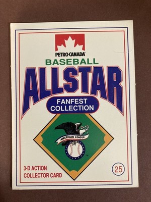1991 MLB Petro-Canada All Star Baseball Nolan Ryan #25 Fanfest Collection