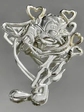 XRARE VTG Michael Anthony Sterling Silver 925 Taz Tasmanian Devil Warner Bros WB