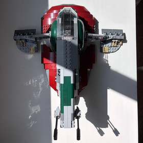 LEGO Star Wars Slave I 8097 COMPLETE w/ Boba Fett, Bossk, Han + Carbonite -100%