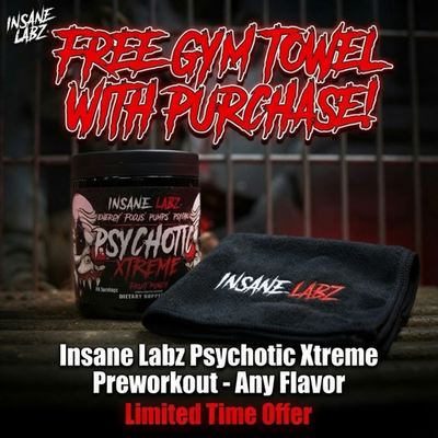 #ad INSANE LABZ PSYCH O TIC XTREME Pre Workout Powerhouse Energy Focus 25 Serving $34.99