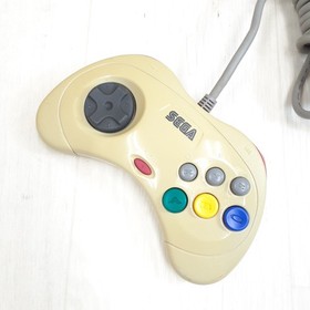 Sega Saturn Console Bundle 2 Controllers 8 Games Tested Japanese White HST-3220