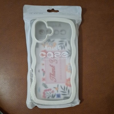 Anuck Case Clear Case With white accents