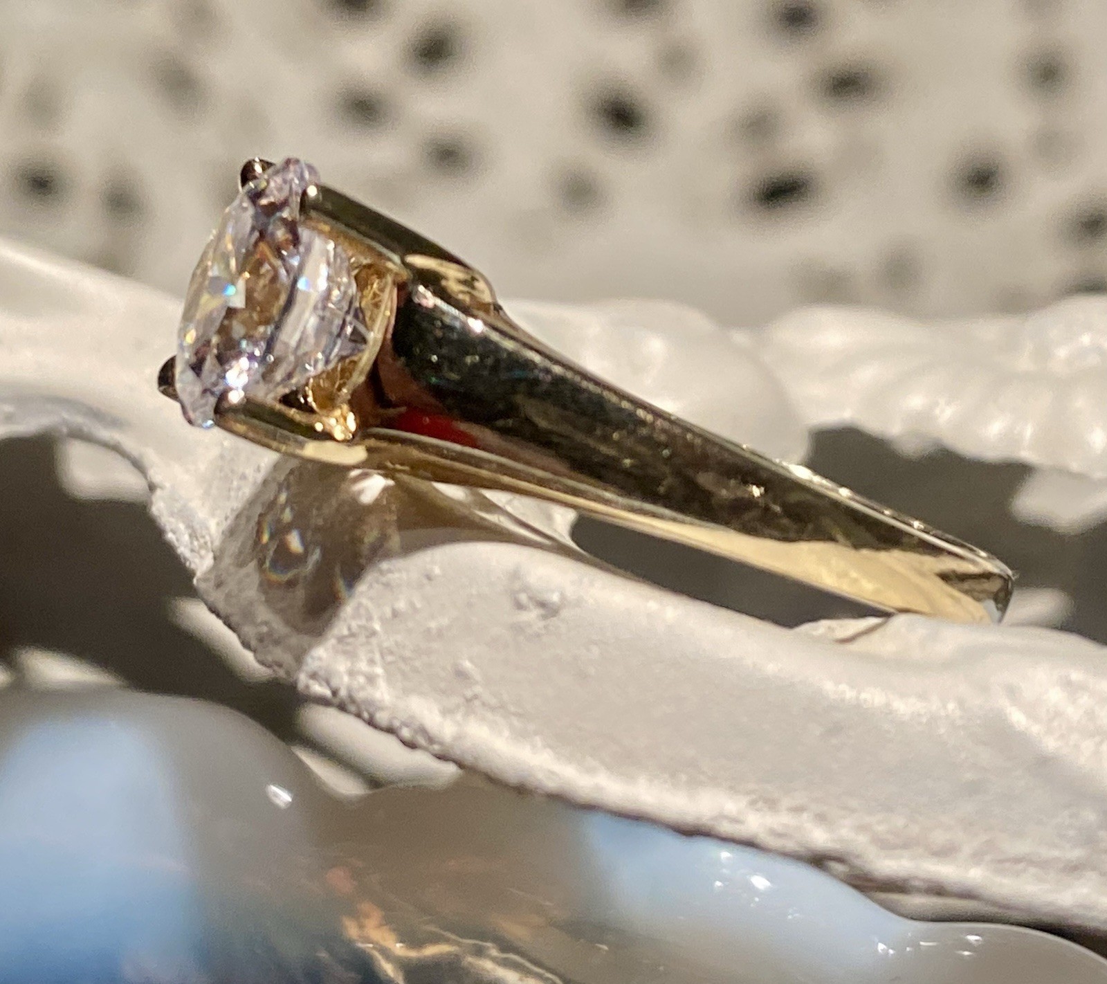 Solid 14k Yellow Gold Ring - image 8