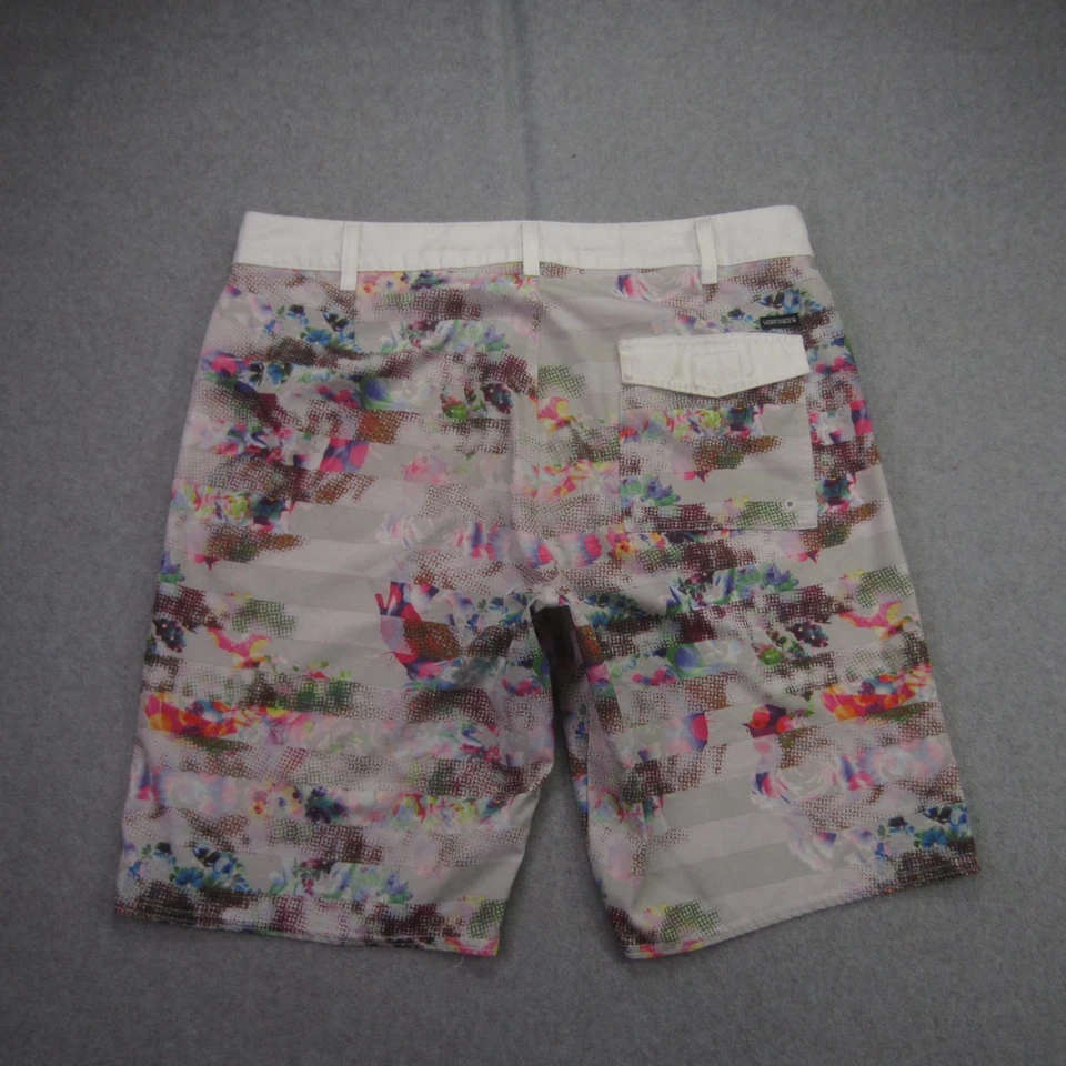 范斯 Vanphibian 短裤男式 34 多花泳裤板高尔夫海滩干湿 — 第 2/4 张图片