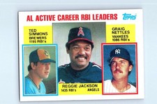 1984 Topps #713 Reggie Jackson MLB