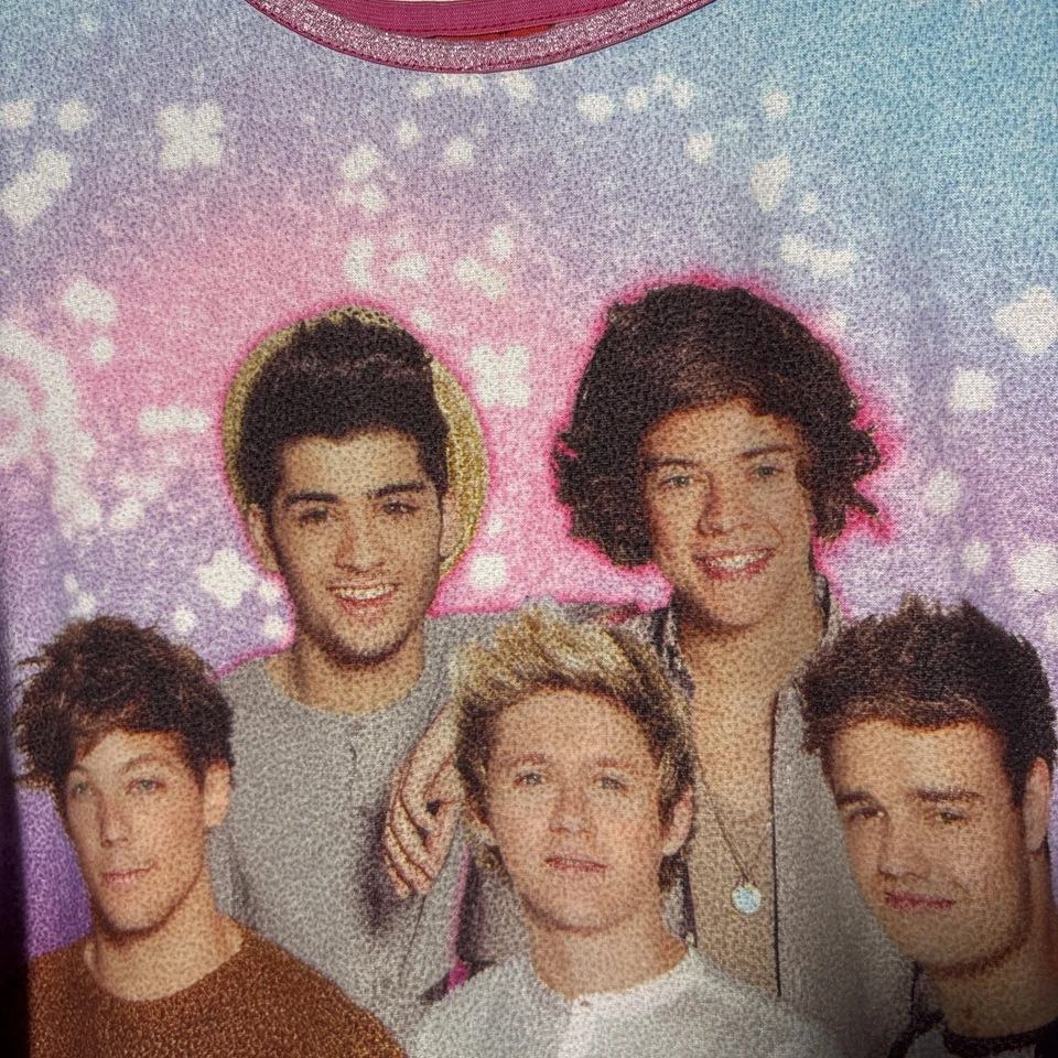 One Direction 2013 Nightgown Pajamas Girl's 14/16 Harry Louis Liam Zayn Niall  - Image 2 of 3