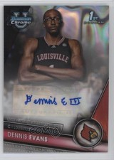 2023-24 Bowman U Chrome Prospect Lava Refractor 76/199 Dennis Evans Auto 03xg