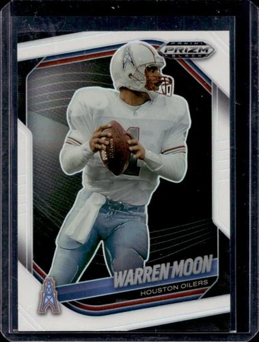 2025 Panini Prizm Black Warren Moon White #/175 Oilers