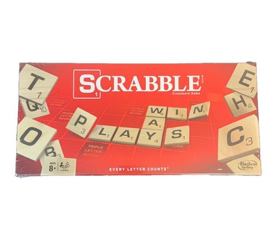 Scrabble Board Game Classic New In Box Hasbro 2013  Sealed Crossword Age 8+