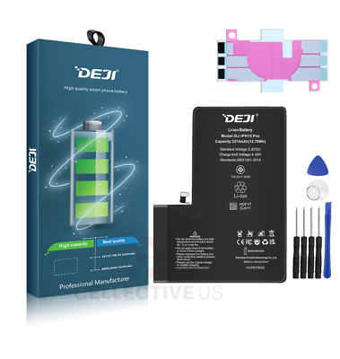 New DEJI battery for Apple iPhone 15 PRO Replacement Battery Tool