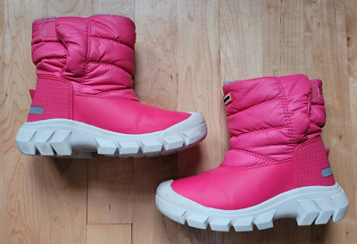 Hunter Kids Original Insulated Size 11.5 US/ 11 UK Pink Snow Boots Winter Boots