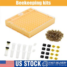 138X Beekeeping Rearing Cup Kit Bee Queen Cages Roller Beekeeper Equipment Tool