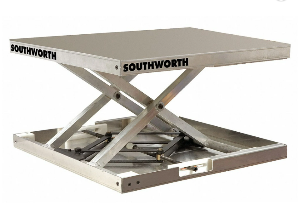 Southworth Lift-Tool Aluminum Scissor Lift Table 300 Lb. Capacity