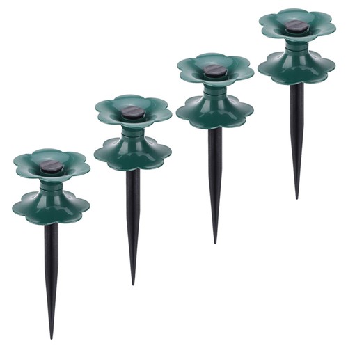 4 Pcs Watering Pipe Wheel Spikes for Outdoor Plants Hose Guards Garden - Picture 9 of 12
