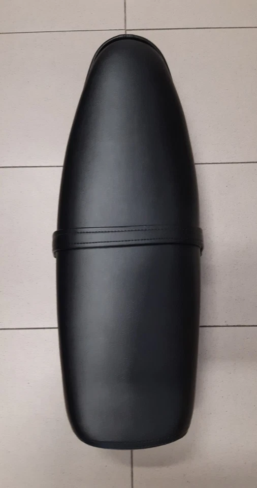 SELLA VESPA 125 ET3 BIPOSTO PELLE NERO TIPO ORIGINALE PIAGGIO - Immagine 3 di 4