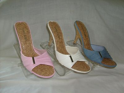 CHARLES ALBERT 3 1/2'' MULE HEEL NEW IN BOX