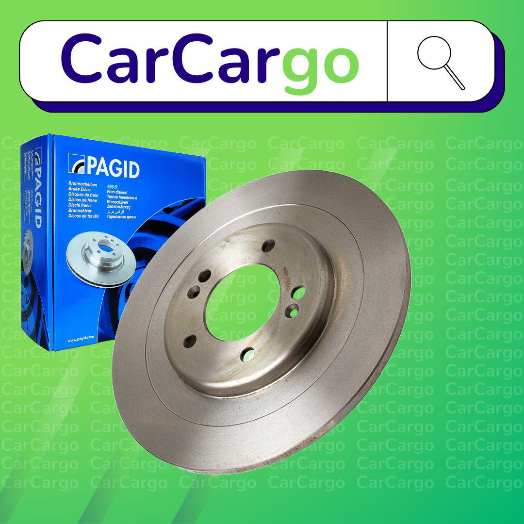 Pagid Solid Rear Brake Discs Pair For Hyundai i40 1.7 CRDi 2011-2019 300 mm