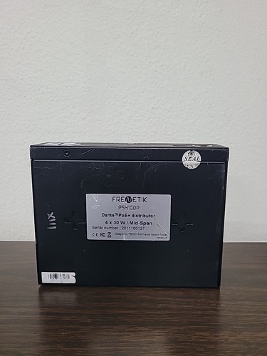 Dante™ Distributor PoE+ 1 input and 4 output Without Charger - Picture 10 of 12