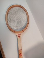 Vintage MVP Deluxe Wooden Tennis Racket Rare